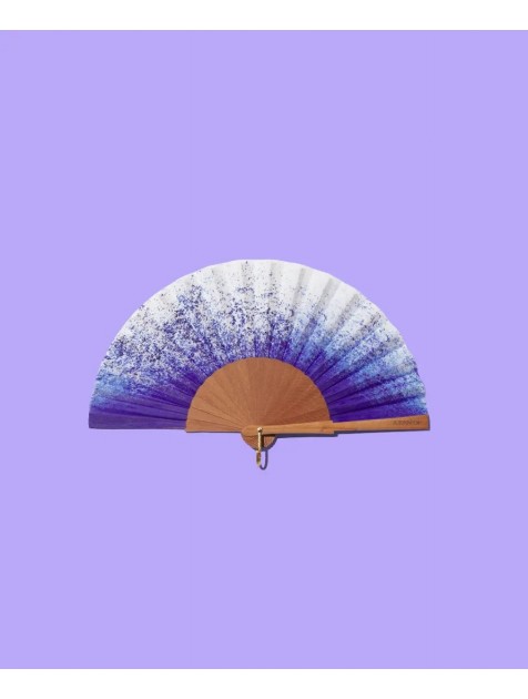 A FAN OF Blue Splash Μπλε Βεντάλια 