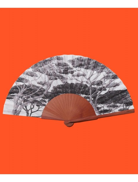 A FAN OF Charcoal Forest Εμπριμέ Βεντάλια 