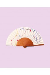 A FAN OF Conrad Roset Εκρού Βεντάλια