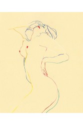A FAN OF Conrad Roset Εκρού Βεντάλια