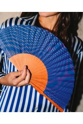 A FAN OF Dancing Waves Blue