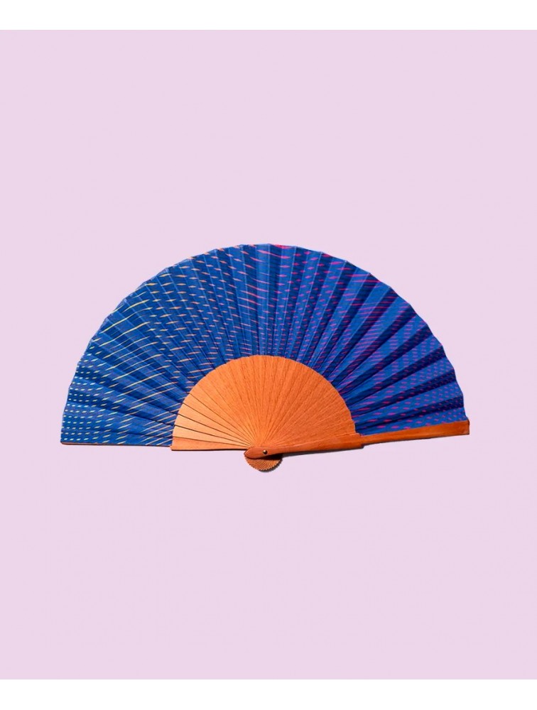 A FAN OF Dancing Waves Blue