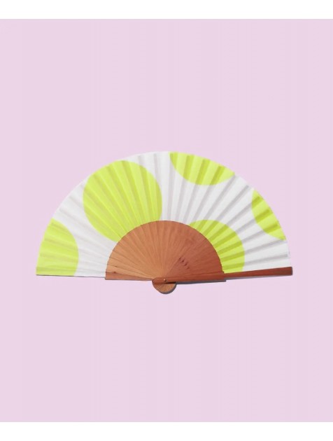 A FAN OF Fluo Dots fan Εμπριμέ Βεντάλια 