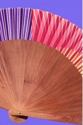 A FAN OF Sunglow Printed Fan