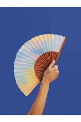 A FAN OF Aurora Skies Εμπριμέ Βεντάλια