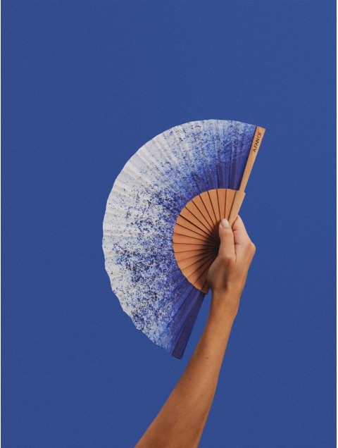 A FAN OF Blue Splash Fan 