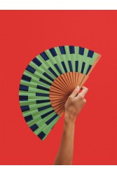 A FAN OF Noria Fan Πράσινη Βεντάλια