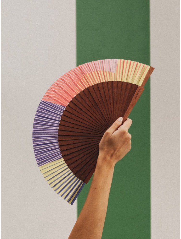 A FAN OF Sunglow Printed Fan