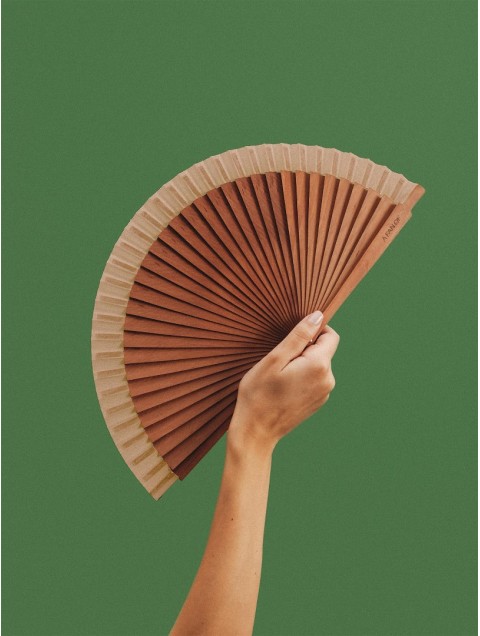 A FAN OF Solid Wood Beige