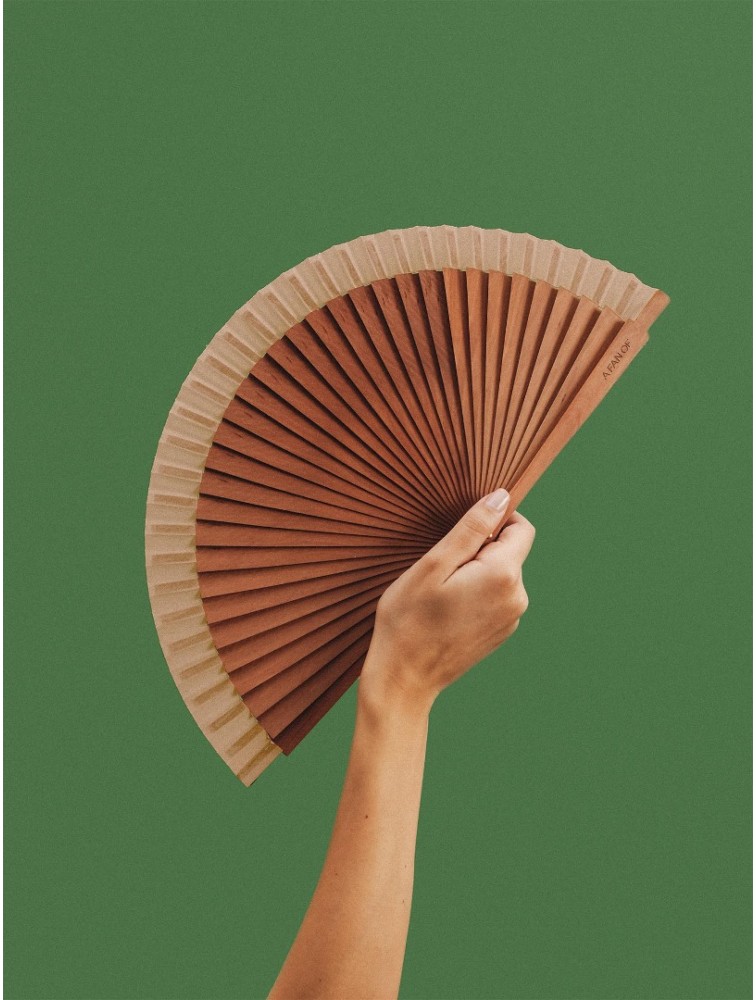 A FAN OF Solid Wood Beige