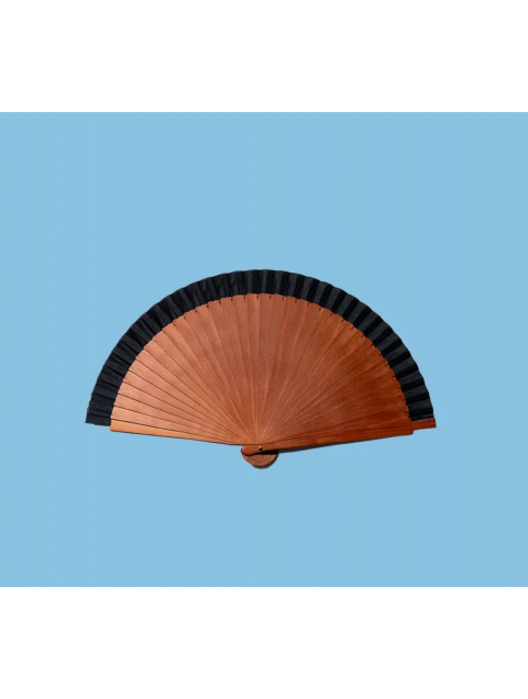 A FAN OF Wood Black Fan