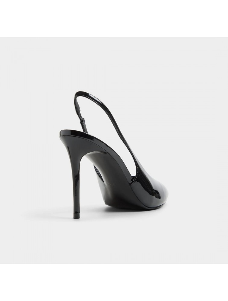ALDO Annalore Μαύρες Λουστρίνι Slingback Γόβες