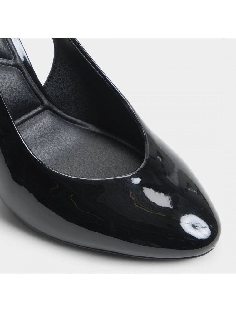 ALDO Annalore Μαύρες Λουστρίνι Slingback Γόβες