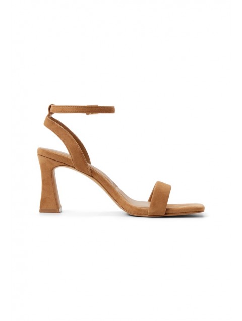 ALDO Austorai Camel Suede Women's Sandals