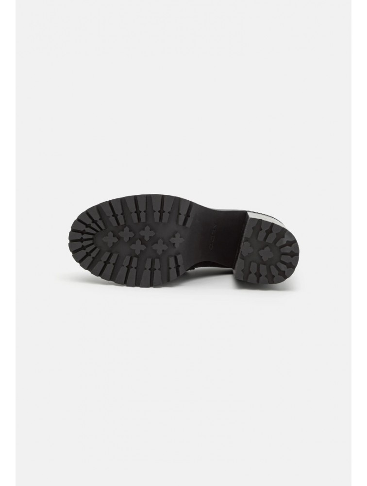 ALDO BIGSOUL Μαύρο δερμάτινο chunky loafer