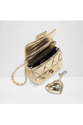 ALDO Bbellamini Gold Χρυσή Τσάντα Ώμου