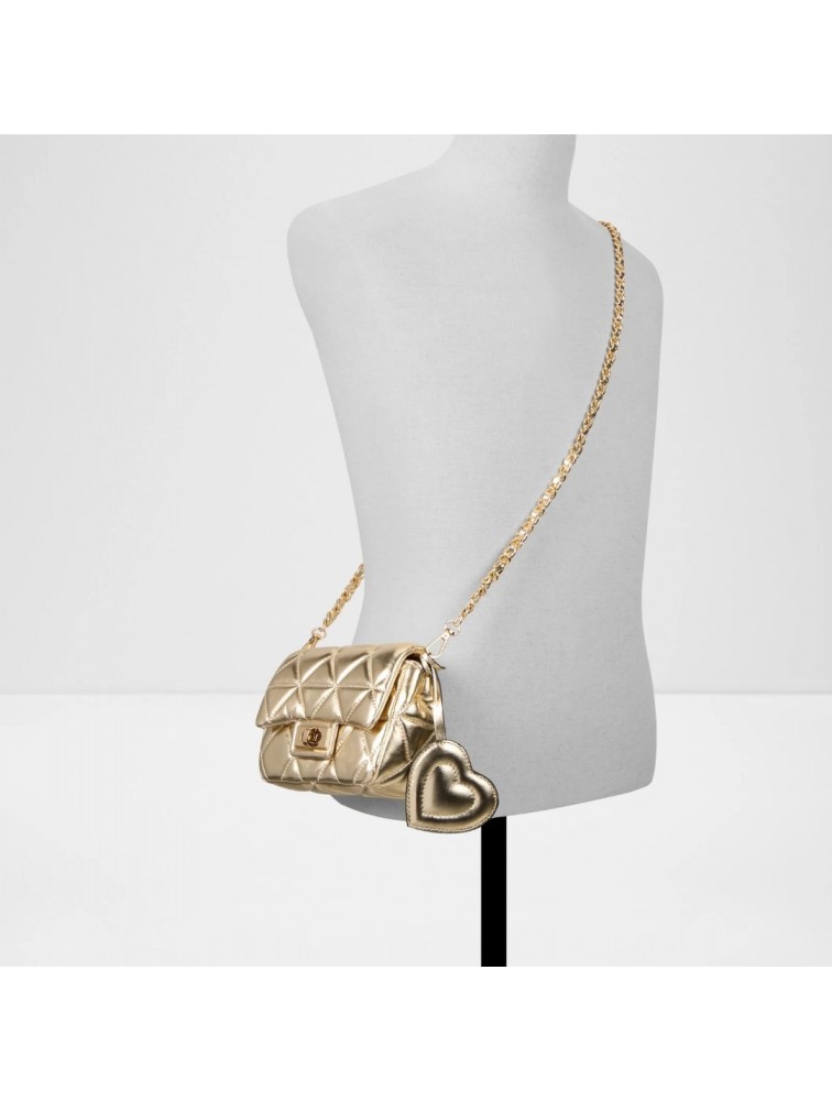 ALDO Bbellamini Gold Χρυσή Τσάντα Ώμου