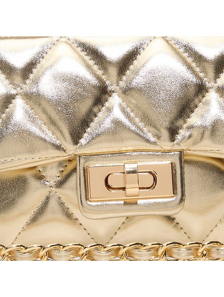 ALDO Bbellamini Gold Χρυσή Τσάντα Ώμου