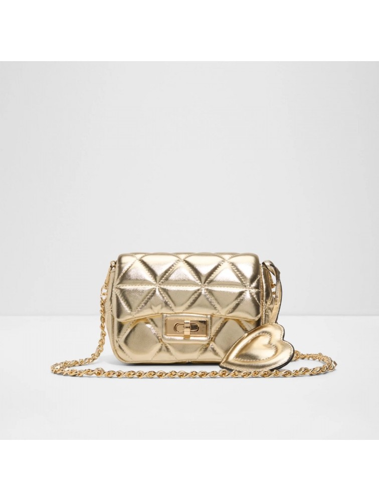 ALDO Bbellamini Gold Χρυσή Τσάντα Ώμου
