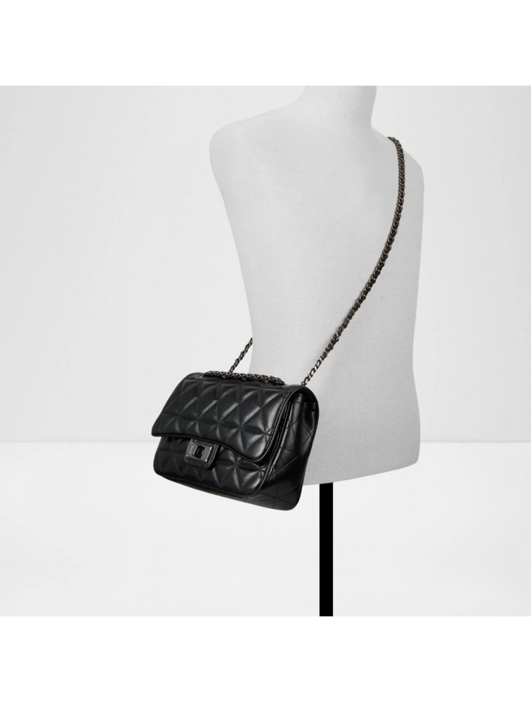 ALDO Bellabag Black Μαύρη Τσάντα Ώμου