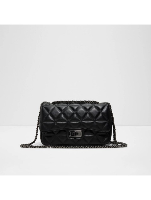 ALDO Bellabag Black Μαύρη Τσάντα Ώμου