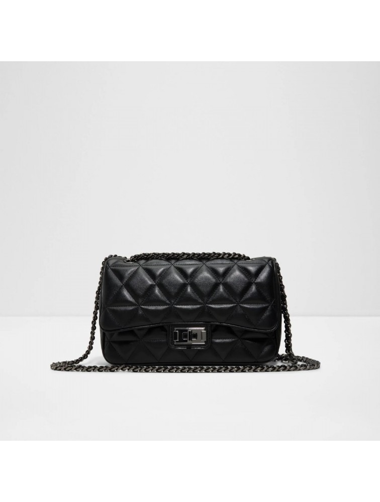 ALDO Bellabag Black Μαύρη Τσάντα Ώμου