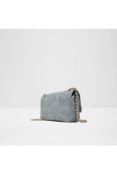 ALDO Bellabag Denim Μεταλλιζέ Τζιν Τσάντα Ώμου