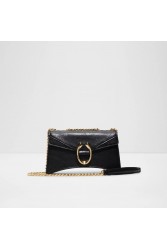 ALDO Fortuna Black Μαύρη Τσάντα Ώμου