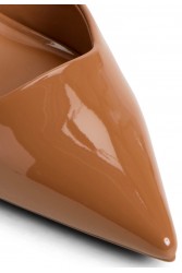 ALDO Gavedessi Brown Patent Leather Slingback Pumps
