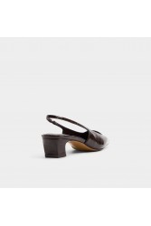 ALDO Harretta Καφέ Κροκό Slingback Γόβες