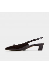 ALDO Harretta Καφέ Κροκό Slingback Γόβες