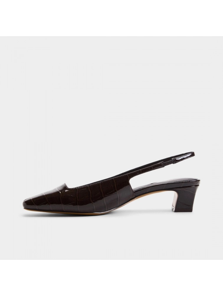 ALDO Harretta Καφέ Κροκό Slingback Γόβες