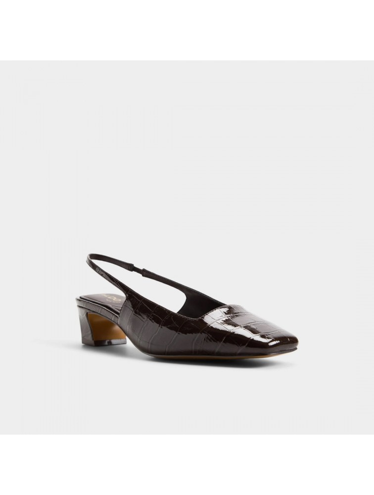 ALDO Harretta Καφέ Κροκό Slingback Γόβες