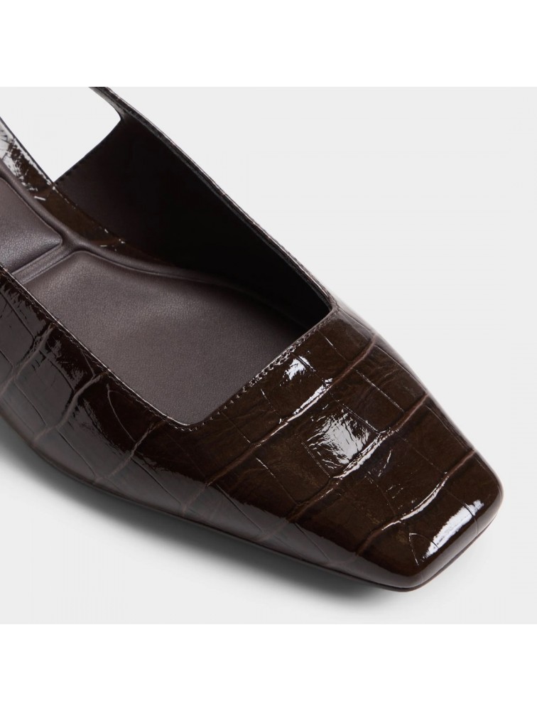 ALDO Harretta Καφέ Κροκό Slingback Γόβες