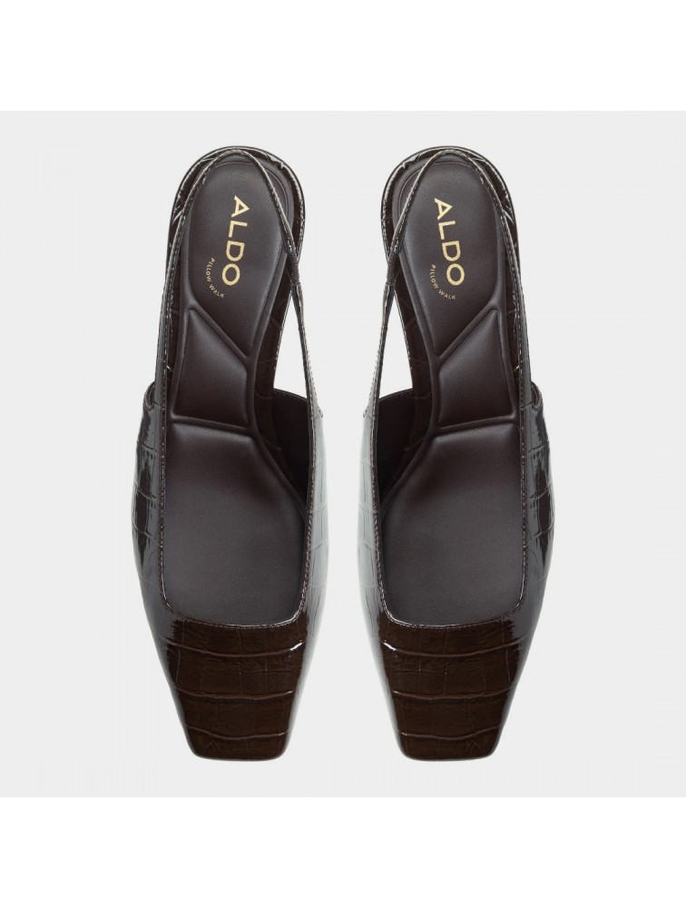 ALDO Harretta Καφέ Κροκό Slingback Γόβες