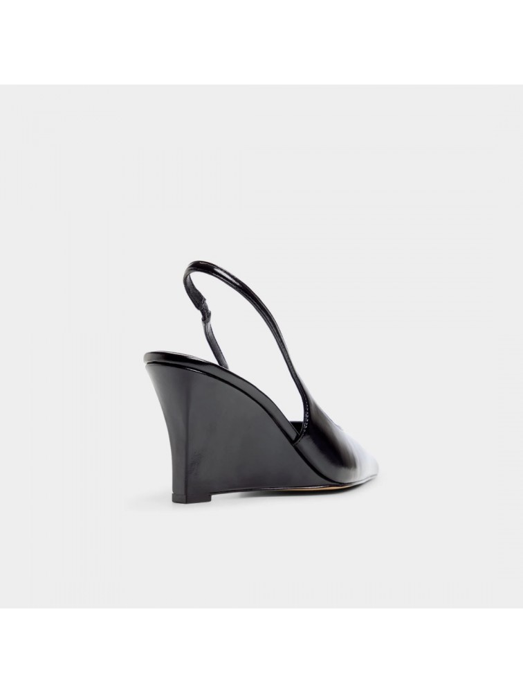 ALDO Jenadine Μαύρες Λουστρίνι Slingback Γόβες
