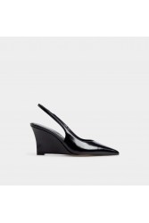 ALDO Jenadine Μαύρες Λουστρίνι Slingback Γόβες