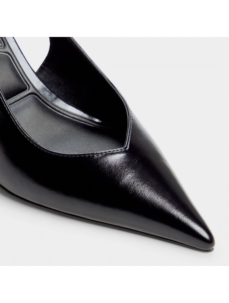 ALDO Jenadine Μαύρες Λουστρίνι Slingback Γόβες