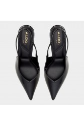 ALDO Jenadine Μαύρες Λουστρίνι Slingback Γόβες