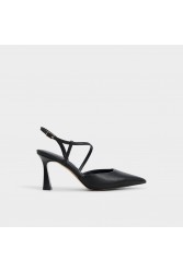 ALDO Julez Black Leather Women's Heels