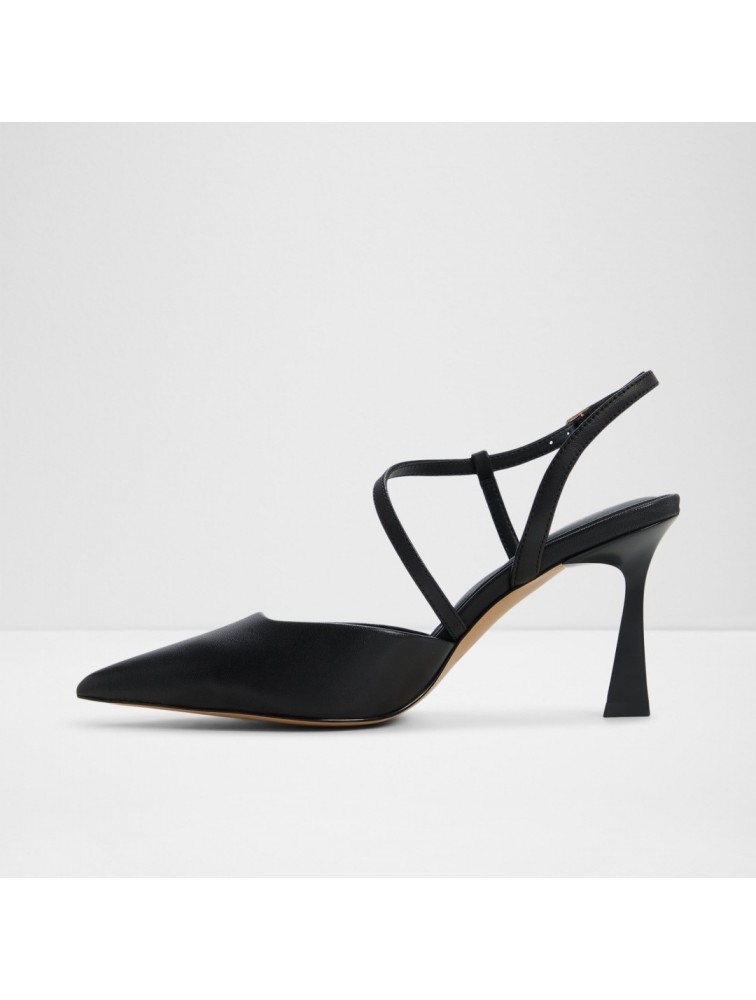 ALDO Julez Black Leather Women's Heels