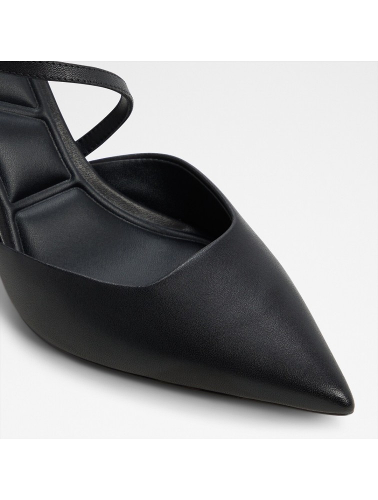 ALDO Julez Black Leather Women's Heels