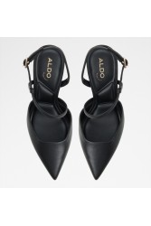 ALDO Julez Black Leather Women's Heels