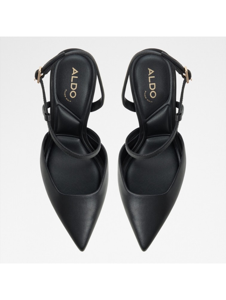 ALDO Julez Black Leather Women's Heels