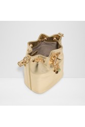 ALDO Lluxegem Χρυσό Μεταλλιζέ Γυναικείο Bucket Bag
