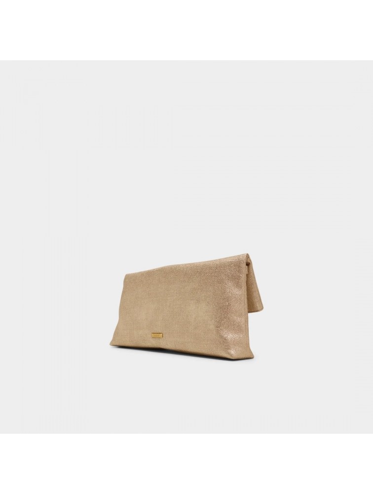 ALDO Lustrabagg Χρυσό Clutch Τσάντα Ώμου