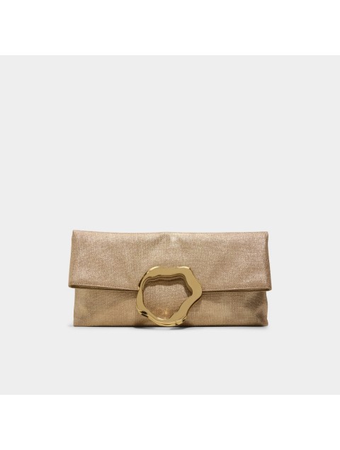 ALDO Lustrabagg Χρυσό Clutch Τσάντα Ώμου