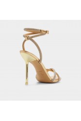 ALDO Manealden Gold Women's Sandals with Rhinestones