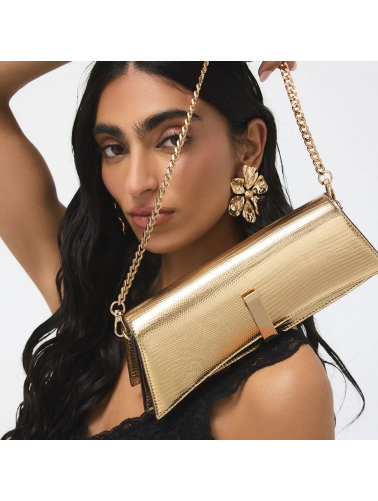 ALDO Mmychaela Χρυσό Γυναικείο Clutch