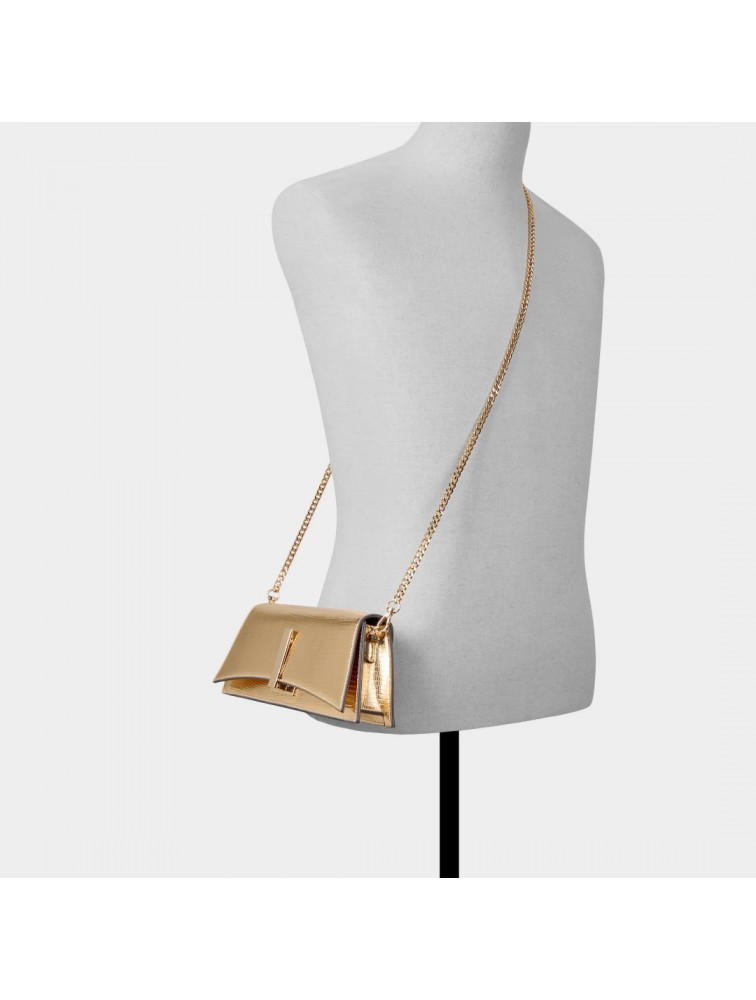 ALDO Mmychaela Χρυσό Γυναικείο Clutch